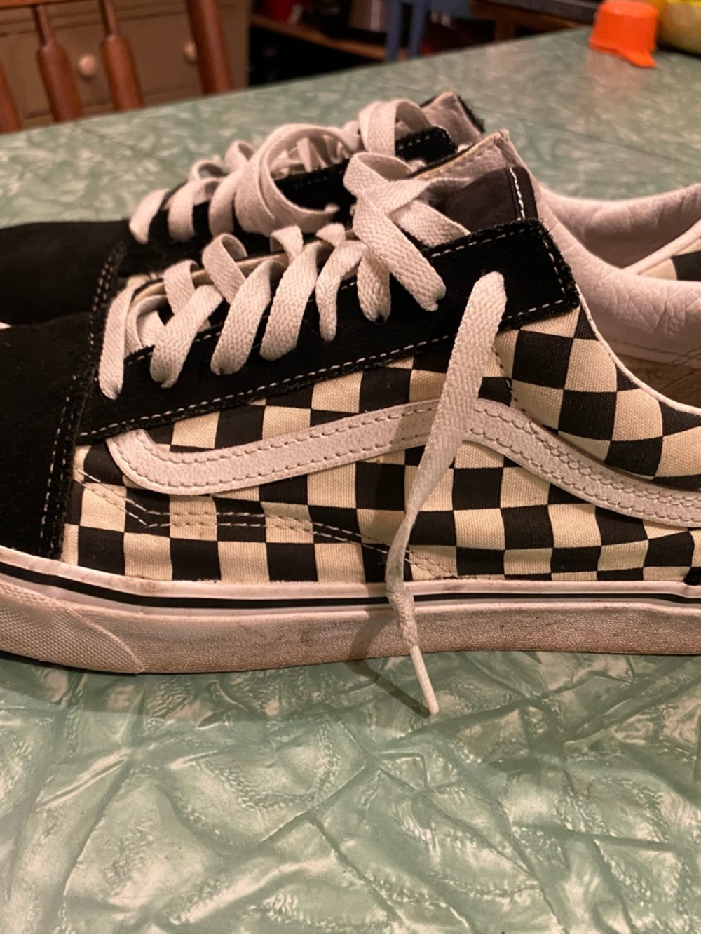 Men’s size 13 Vans Old School Checkered Low Top Shoes